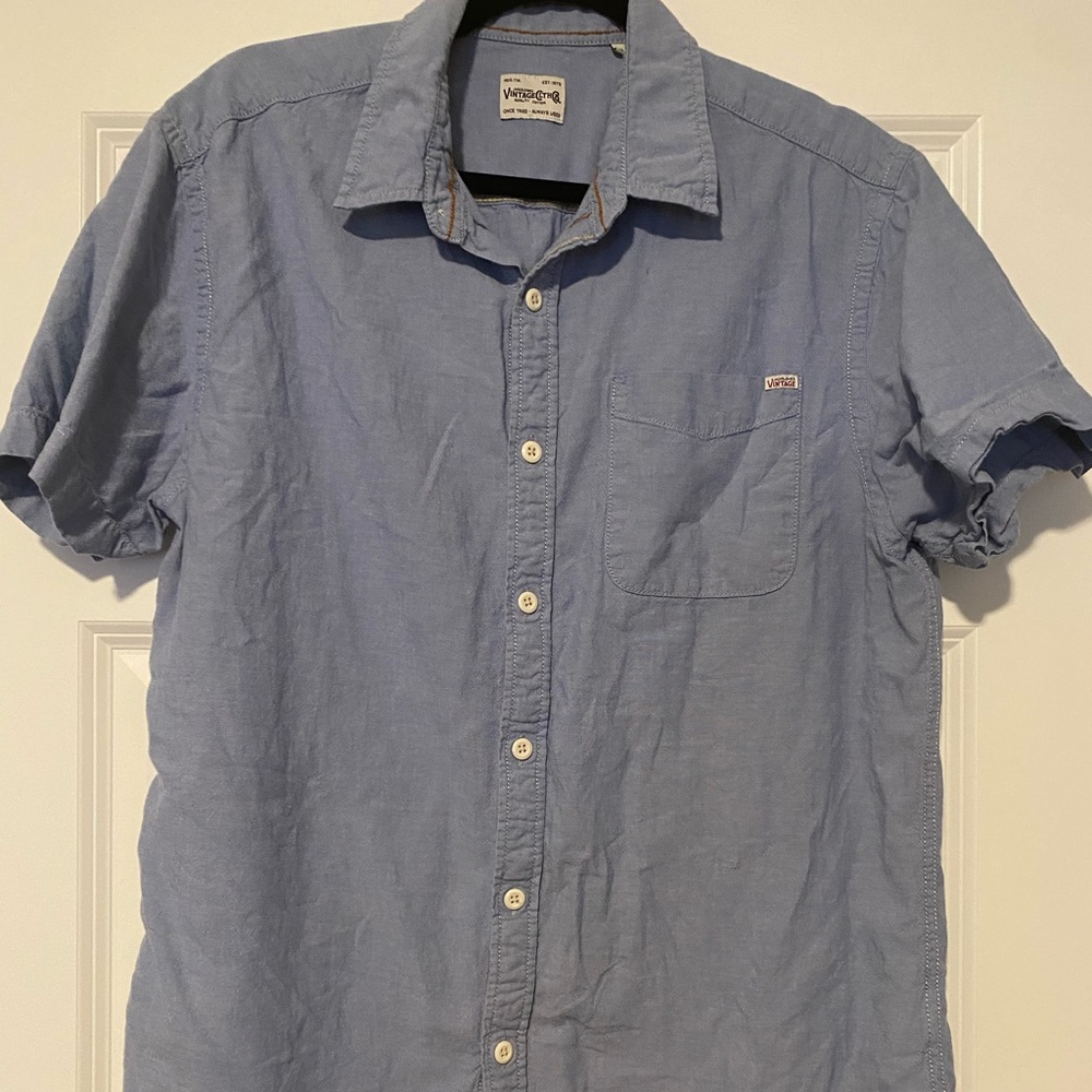Jack & Jones Vintage Clothing Co. men’s casual short-sleeved button down. XL.